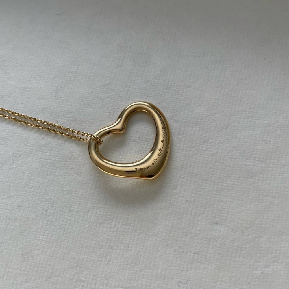 Tiffany & Co. Elsa Peretti Open Heart Necklace